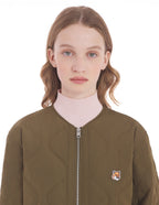  QUILTED BLOUSON IN NYLON WITH INSTITUTIONAL FOX HE