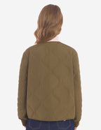 QUILTED BLOUSON IN NYLON WITH INSTITUTIONAL FOX HE