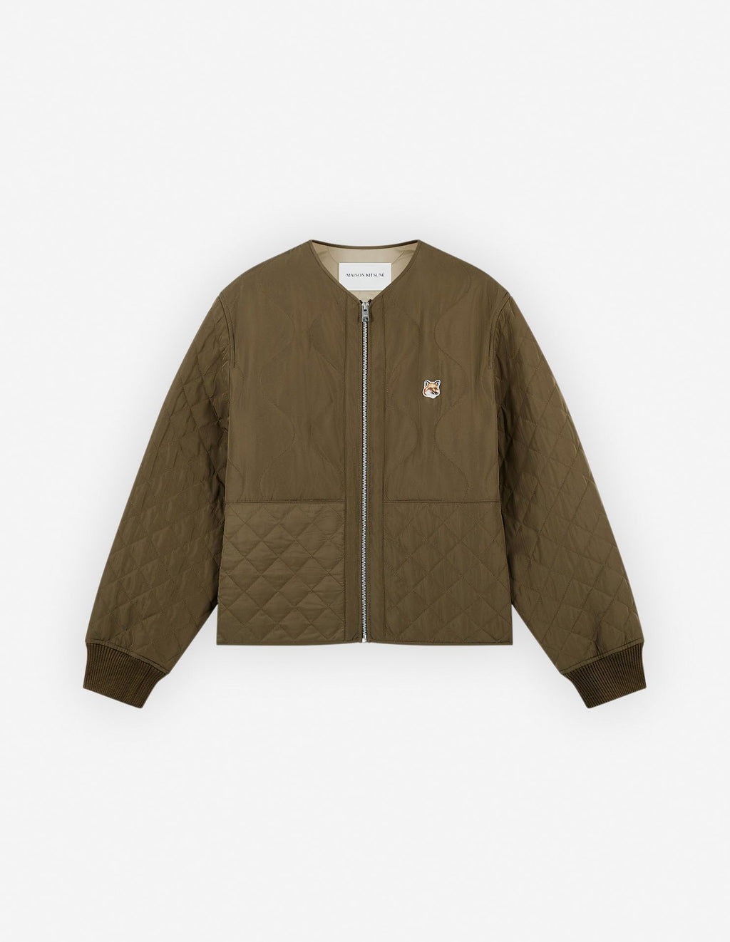  QUILTED BLOUSON IN NYLON WITH INSTITUTIONAL FOX HE