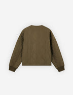  QUILTED BLOUSON IN NYLON WITH INSTITUTIONAL FOX HE