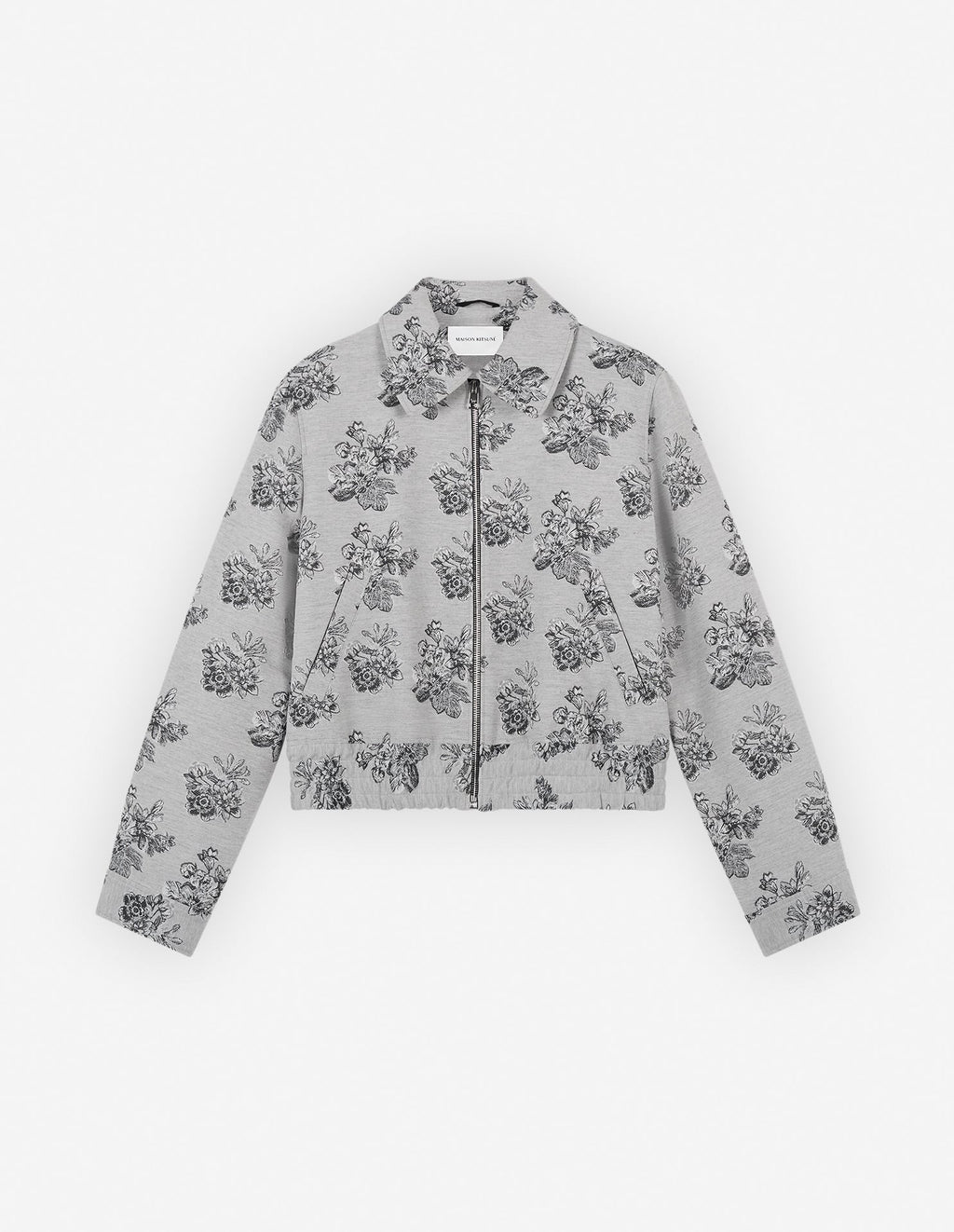  URBAN BLOUSON IN FLOWERS JACQUARD