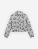  URBAN BLOUSON IN FLOWERS JACQUARD