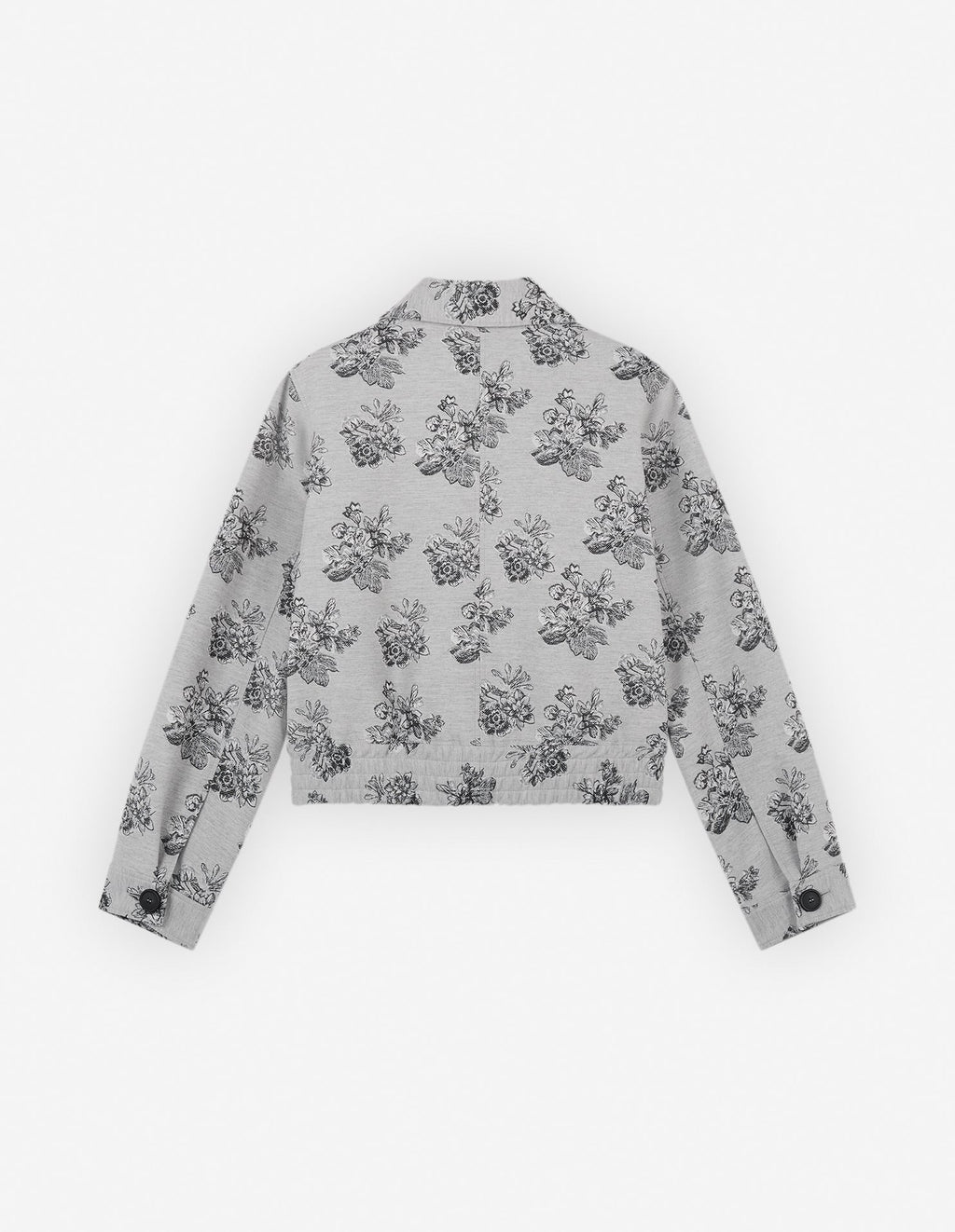  URBAN BLOUSON IN FLOWERS JACQUARD