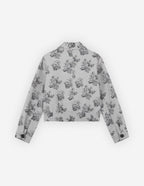  URBAN BLOUSON IN FLOWERS JACQUARD