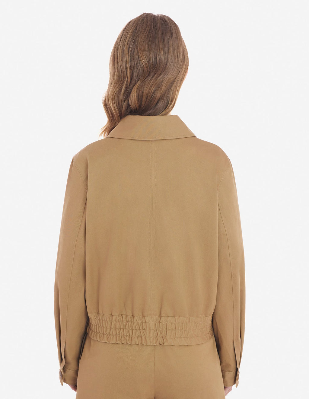  URBAN BLOUSON IN COTTON GABARDINE WITH BOLD FOX HEAD PATCH