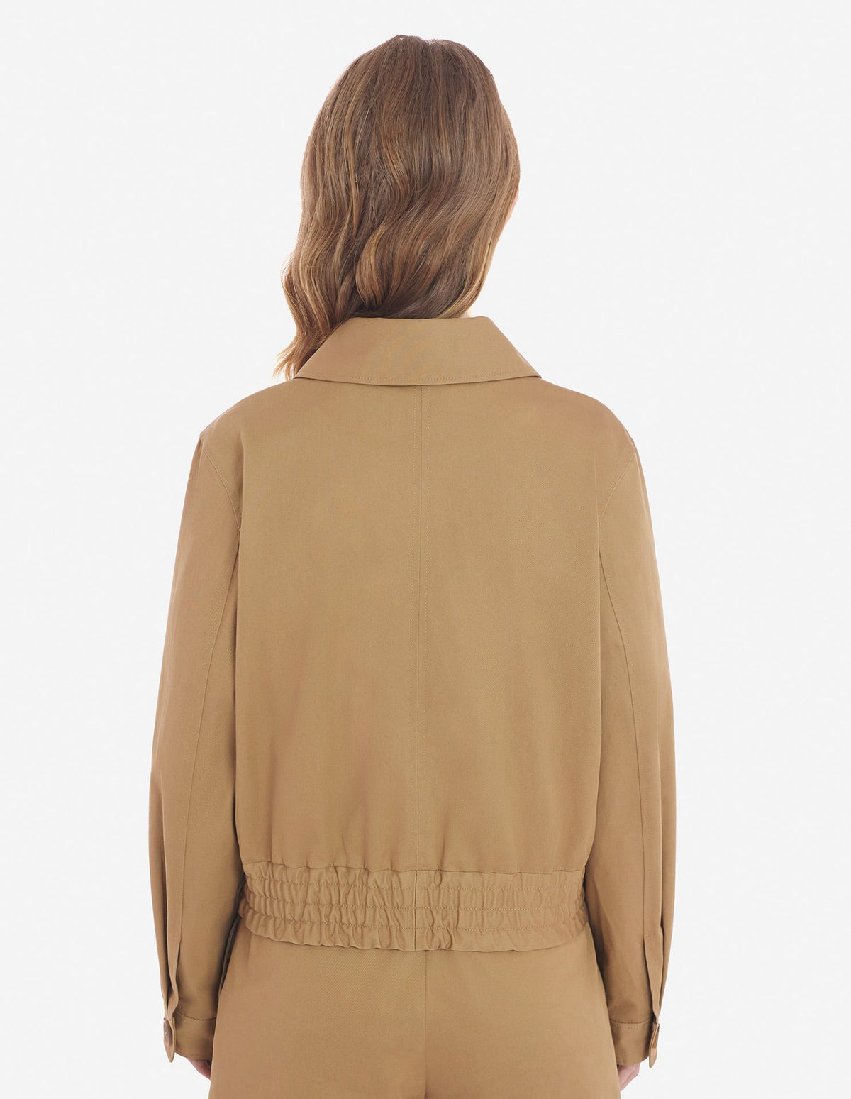  URBAN BLOUSON IN COTTON GABARDINE WITH BOLD FOX HEAD PATCH