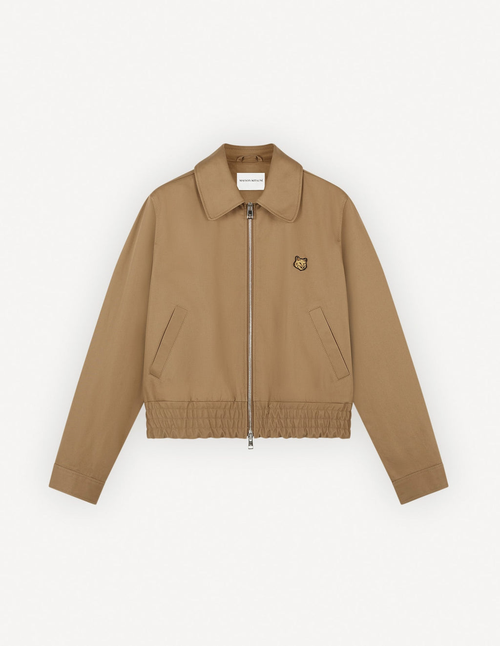  URBAN BLOUSON IN COTTON GABARDINE WITH BOLD FOX HEAD PATCH
