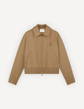  URBAN BLOUSON IN COTTON GABARDINE WITH BOLD FOX HEAD PATCH