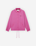  COACH JACKET IN NYLON WITH LOGO HANDWRITING PRINT