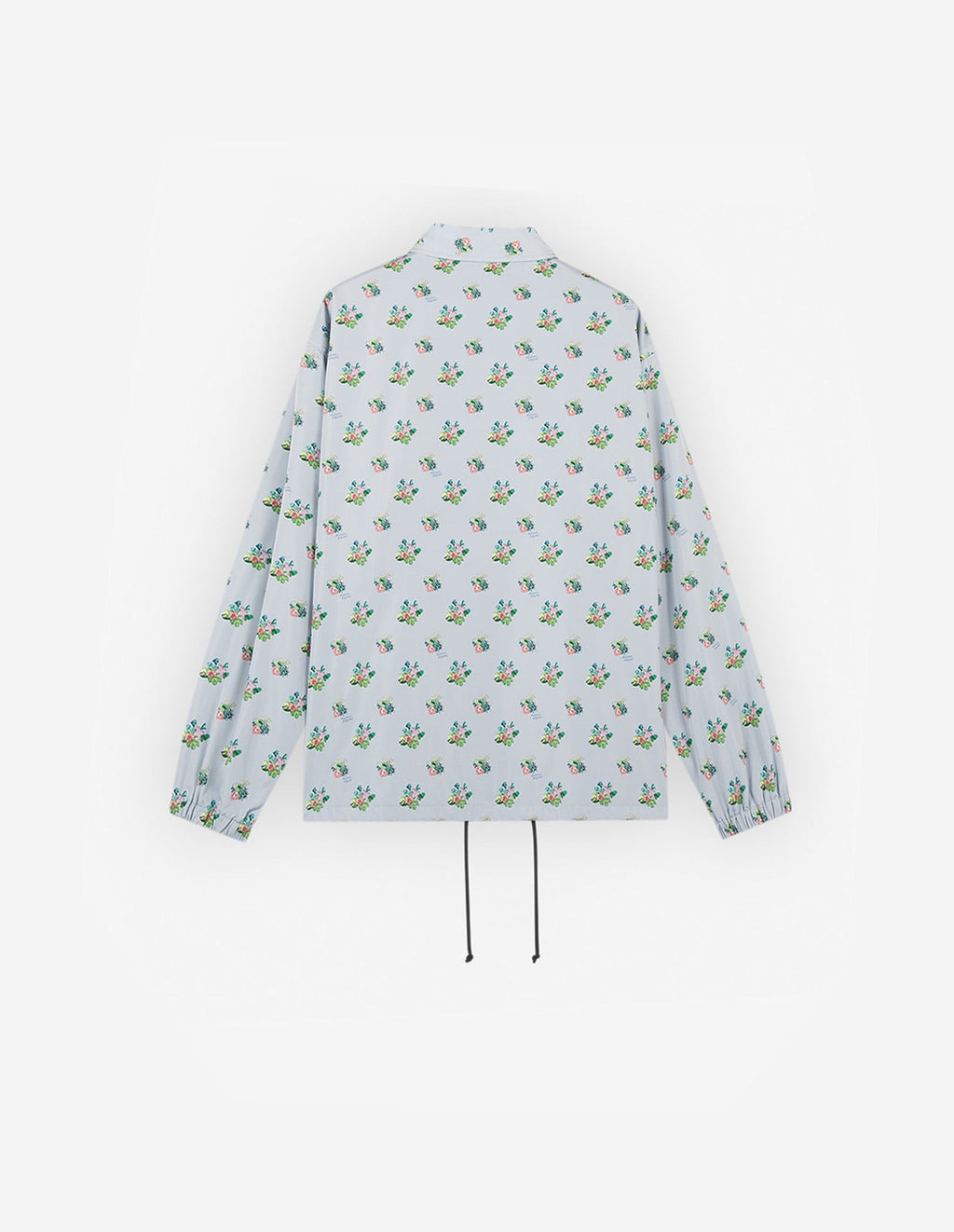  COACH JACKET IN FLORAL PRINTED NYLON WITH LOGO HANDWRITING