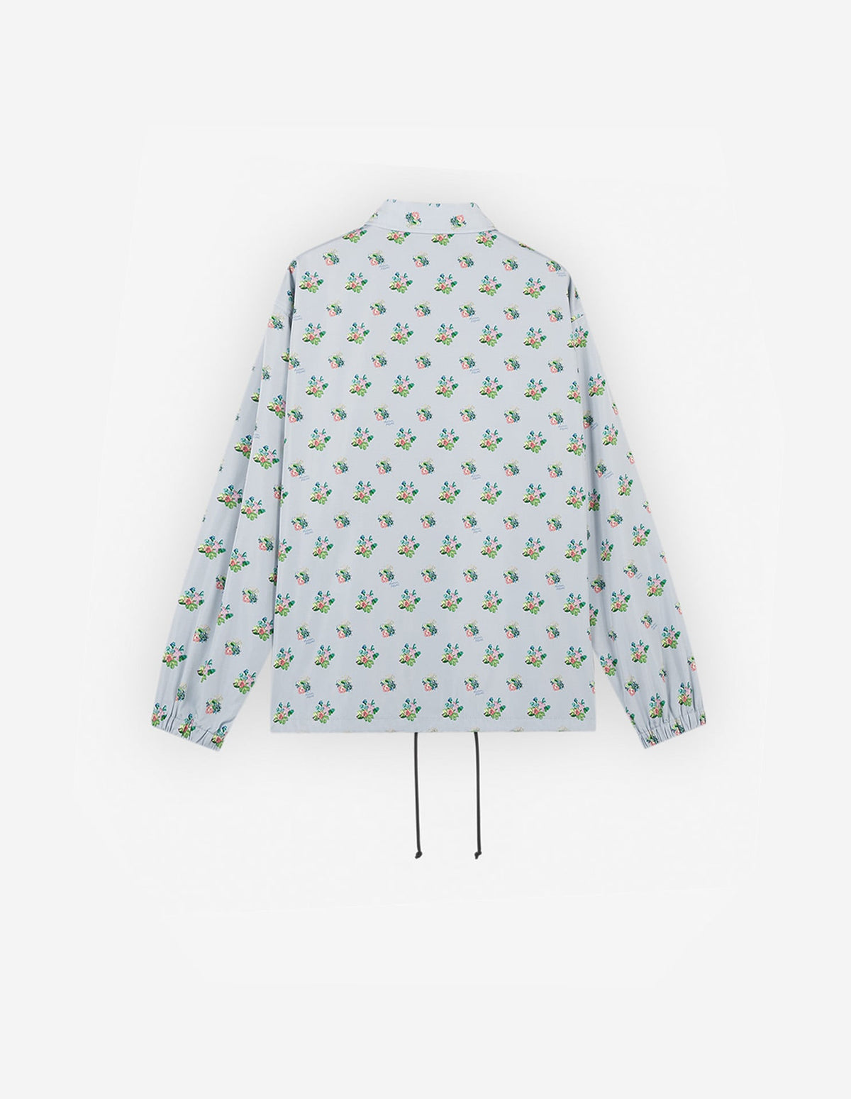  COACH JACKET IN FLORAL PRINTED NYLON WITH LOGO HANDWRITING