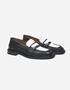 BICOLOR LEATHER LOAFERS