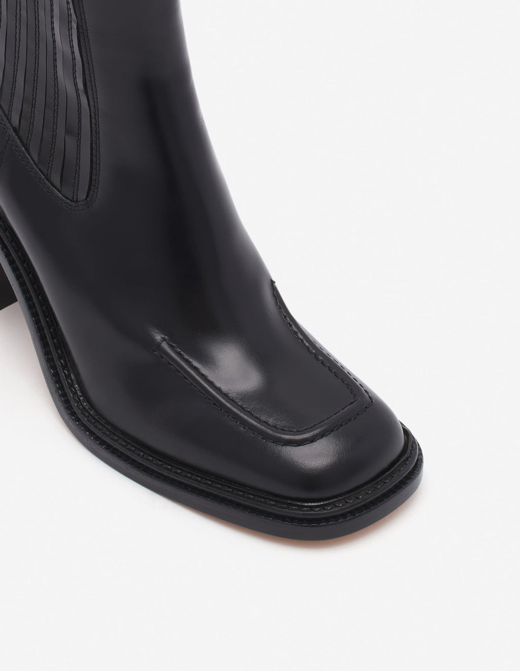 LEATHER LOW CHELSEA BOOTS