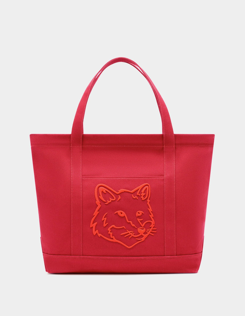  BOLD FOX HEAD LARGE TOTE BAG
