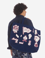  VARSITY PATCHES XXL TOTE BAG