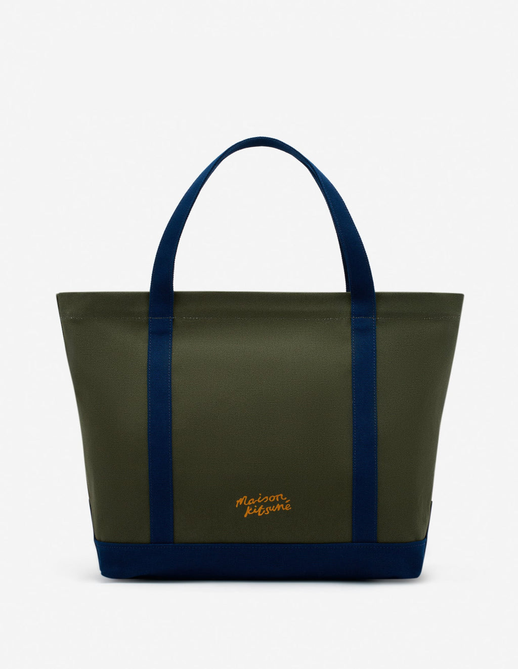  FOX HEAD LEATHER POCKET CLASSIC TOTE BAG