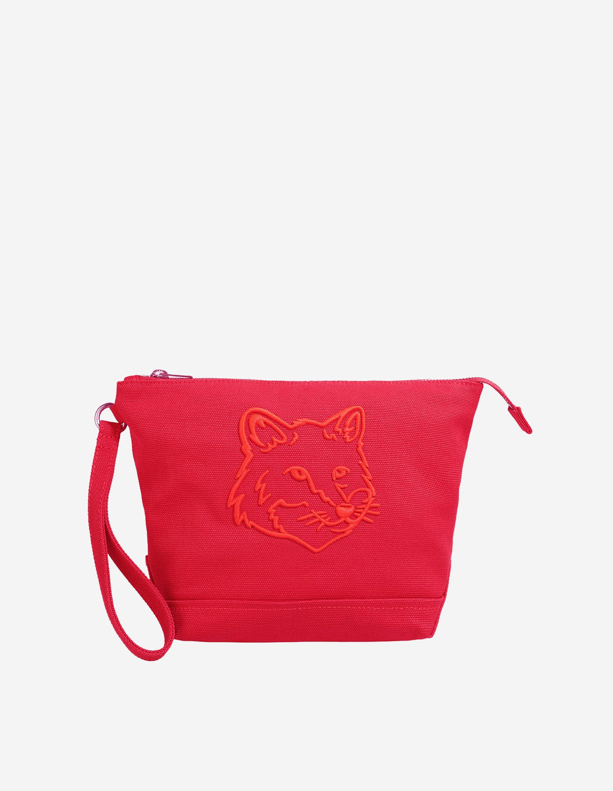  BOLD FOX HEAD ZIPPED POUCH