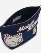  VARSITY PATCHES ZIPPED POUCH