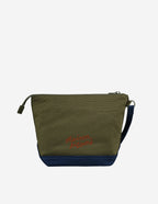  FOX HEAD LEATHER POCKET ZIPPED POUCH
