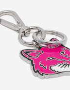  BOLD FOX HEAD METAL KEYRING