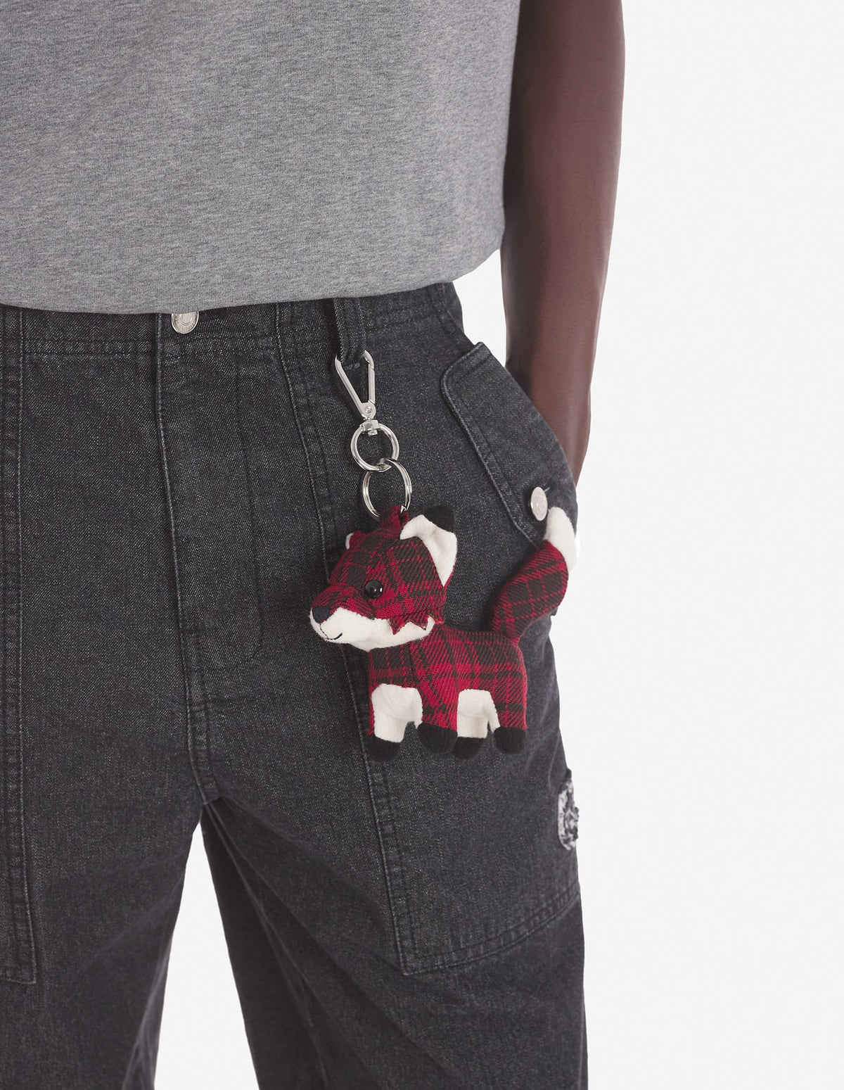  MEDIUM FOX BAG CHARM