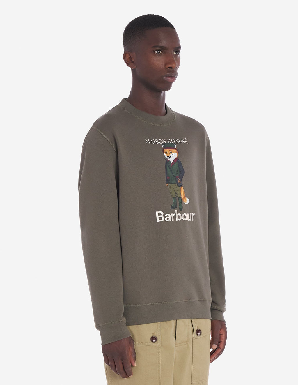  BARBOUR X MK BEAUFORT FOX CREW