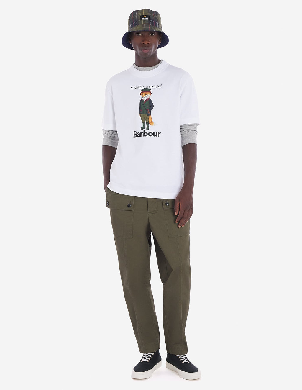  BARBOUR X MK BEAUFORT FOX TEE