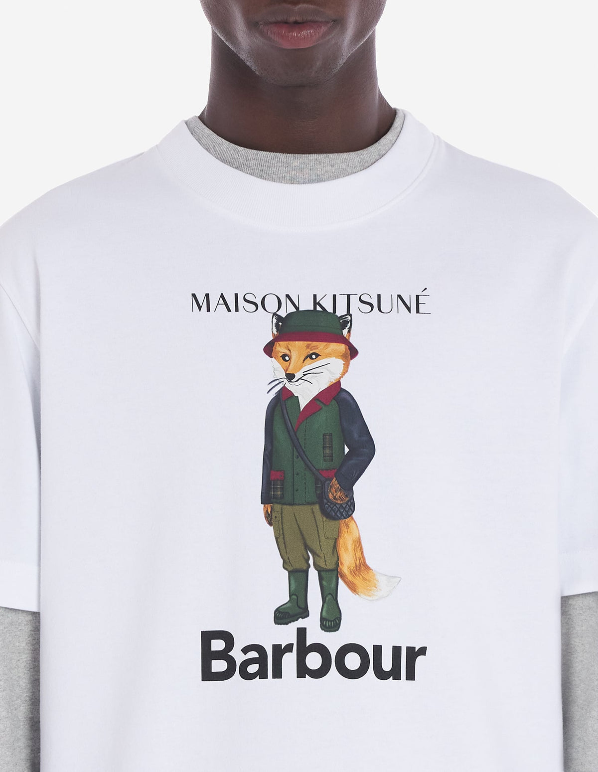  BARBOUR X MK BEAUFORT FOX TEE