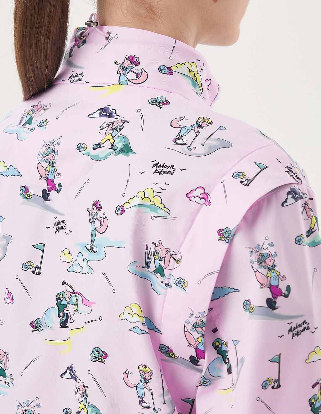  CARTOON FOX WINDBREAKER WOMAN