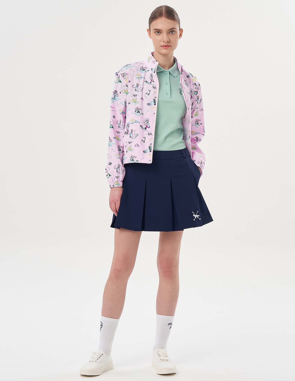  CARTOON FOX WINDBREAKER WOMAN