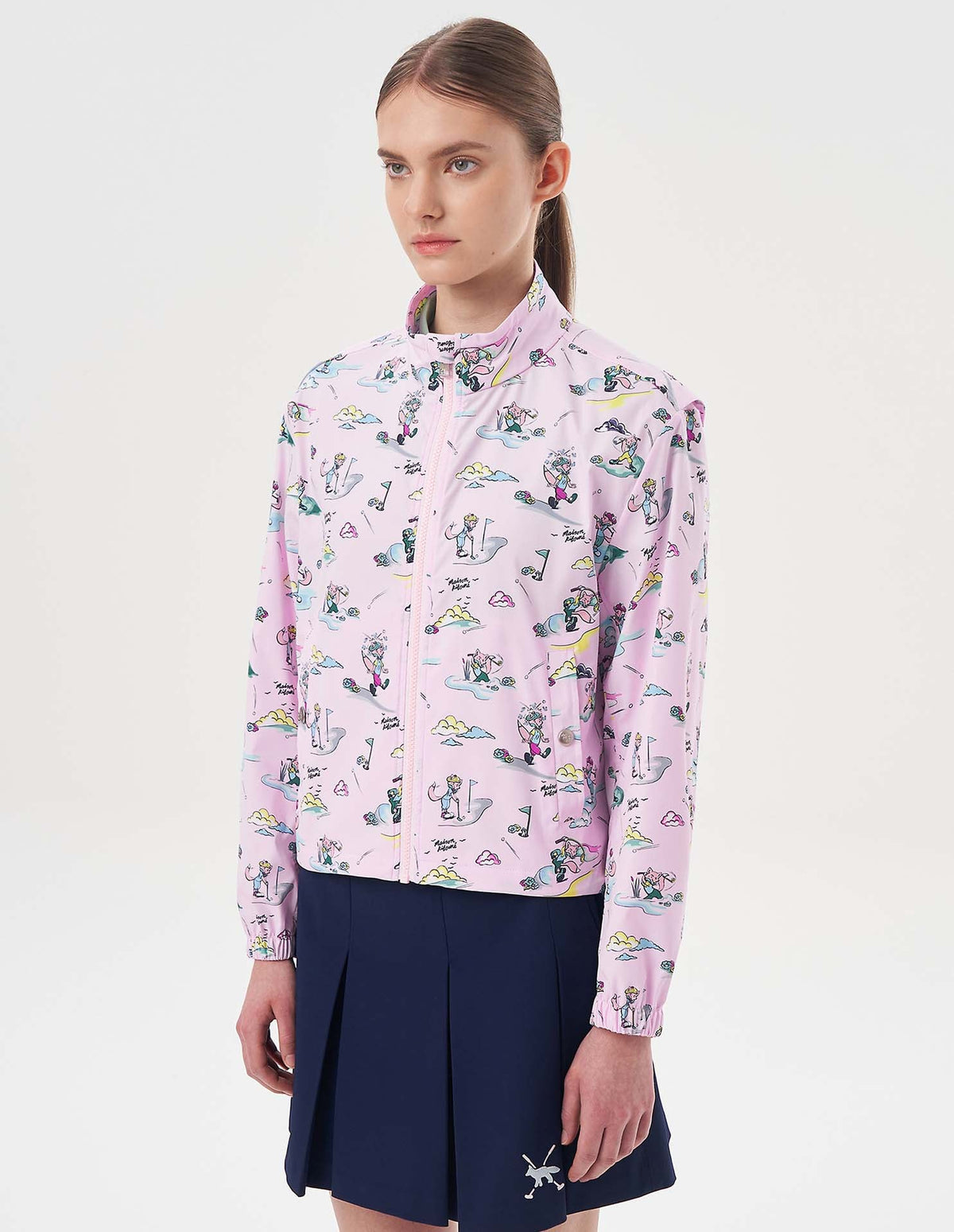  CARTOON FOX WINDBREAKER WOMAN