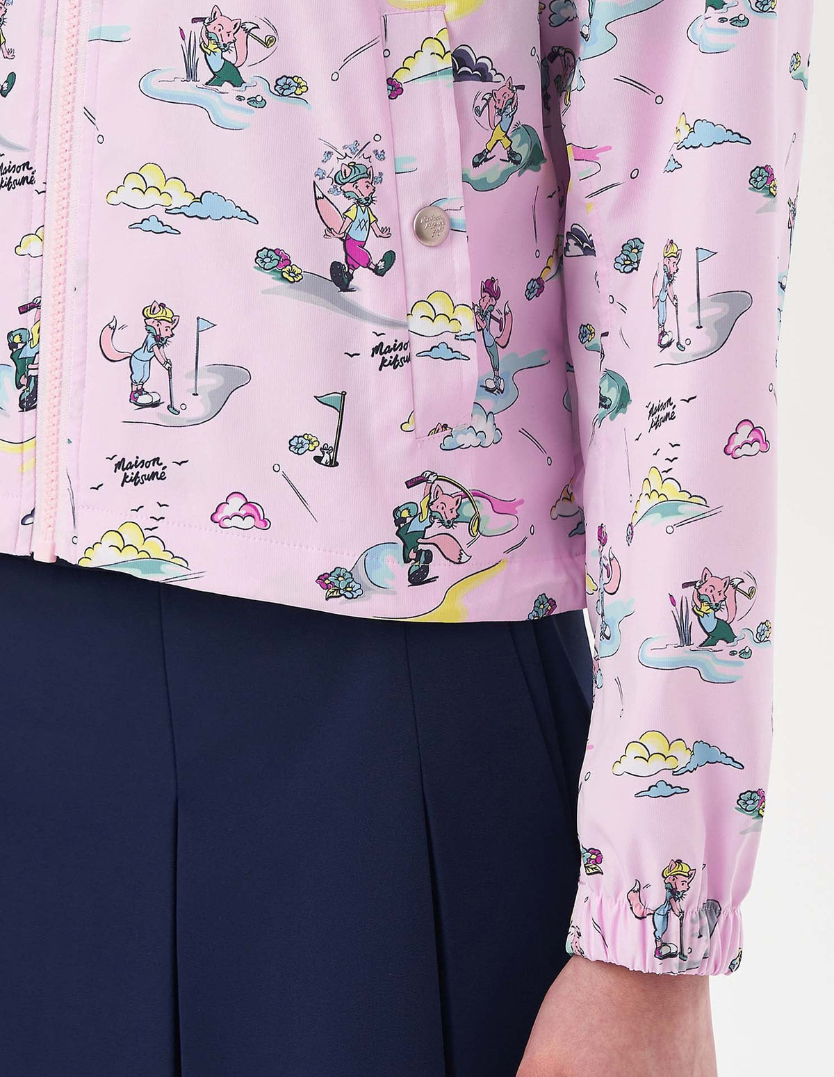  CARTOON FOX WINDBREAKER WOMAN