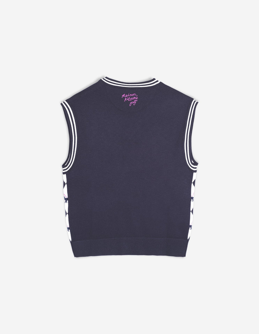  PROFILE FOX ARGYLE VEST WOMAN