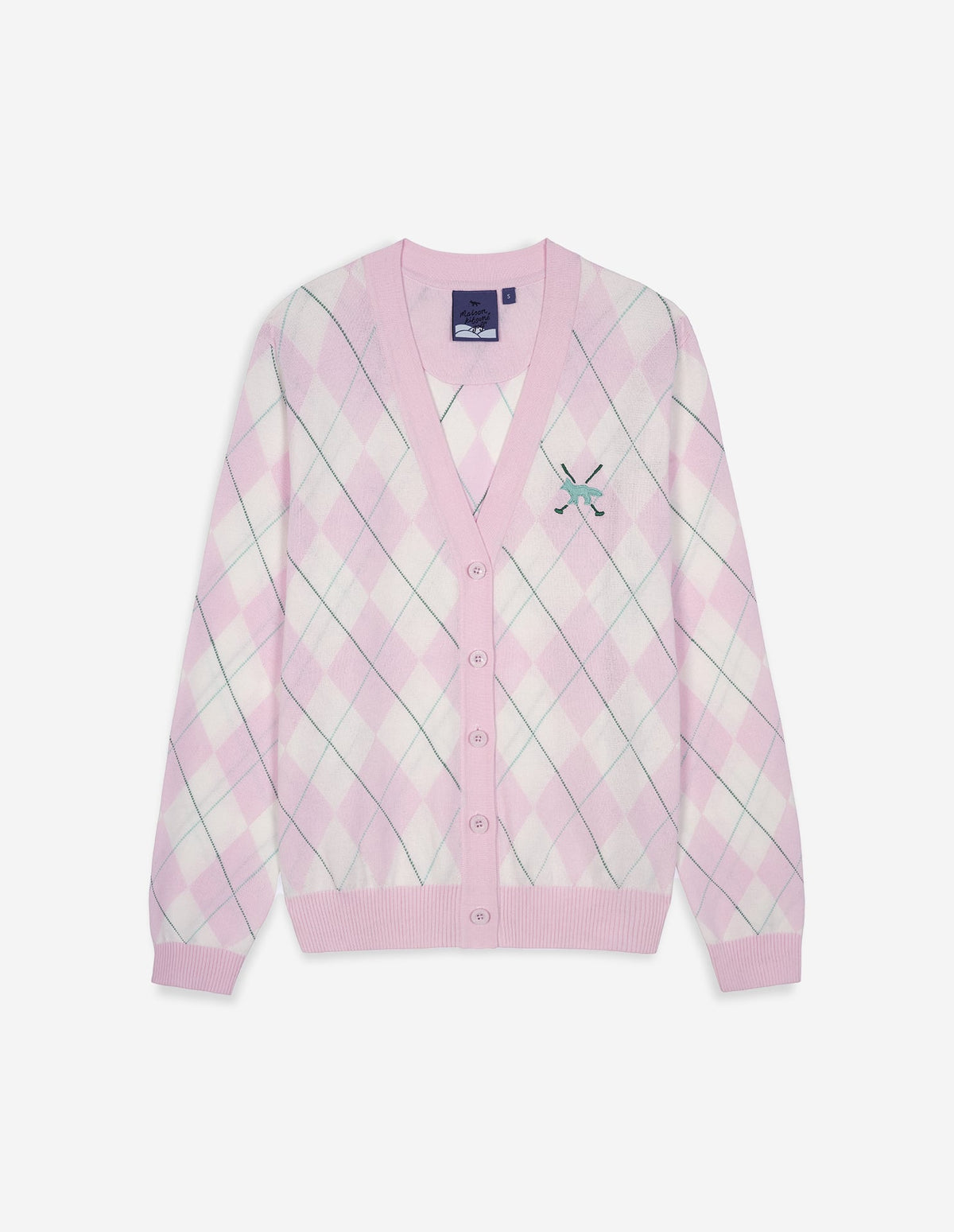  PROFILE FOX ARGYLE CARDIGAN WOMAN