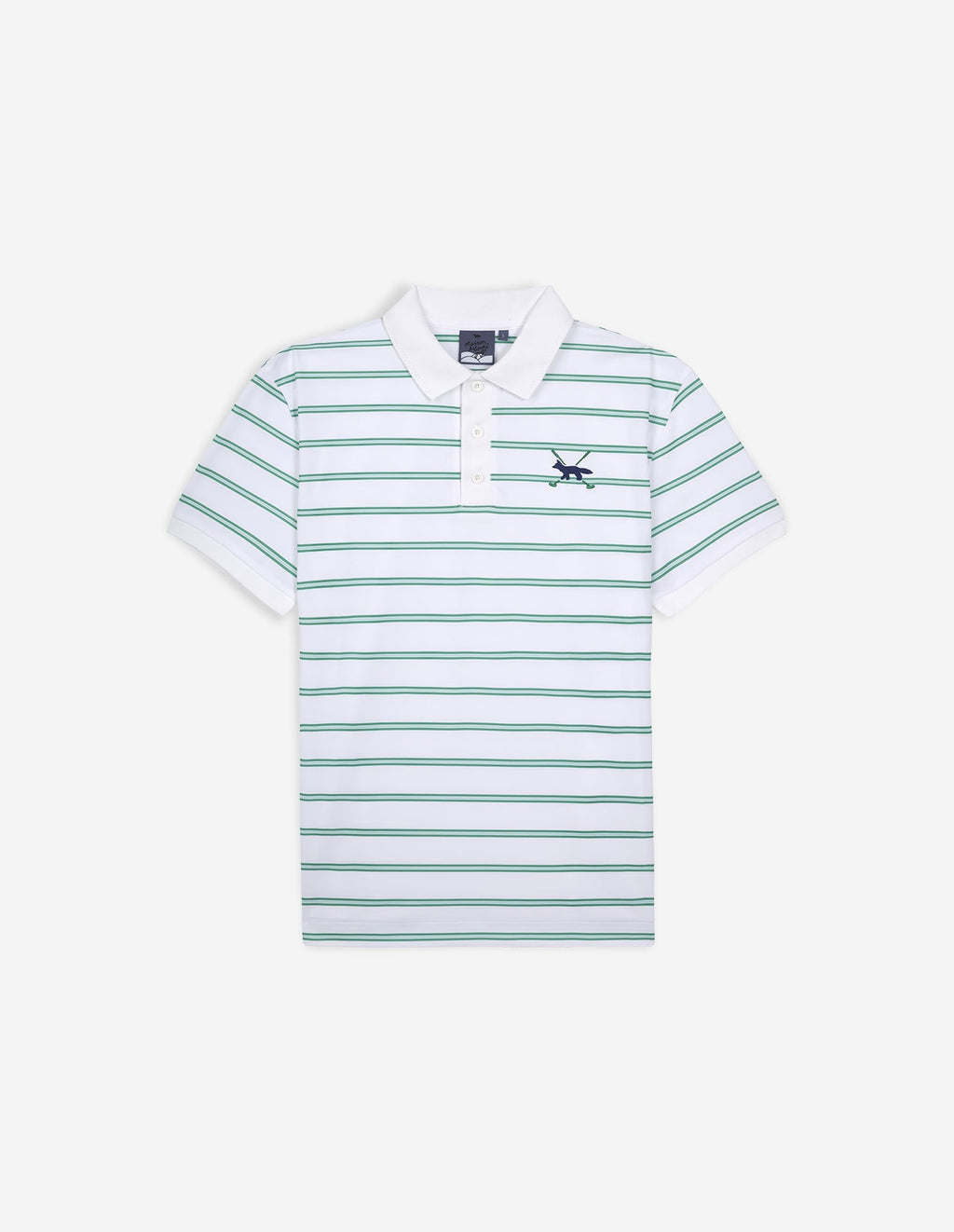  PROFILE FOX S/SLEEVE STRIPE POLO SHIRT MAN