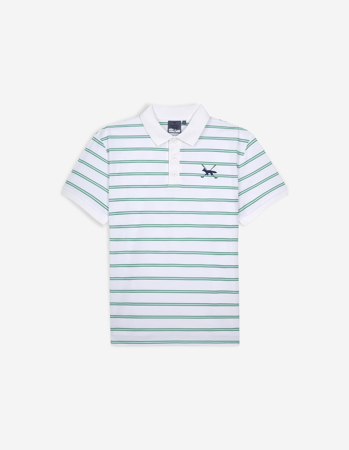  PROFILE FOX S/SLEEVE STRIPE POLO SHIRT MAN
