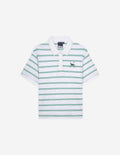  PROFILE FOX S/SLEEVE STRIPE POLO SHIRT WOMAN