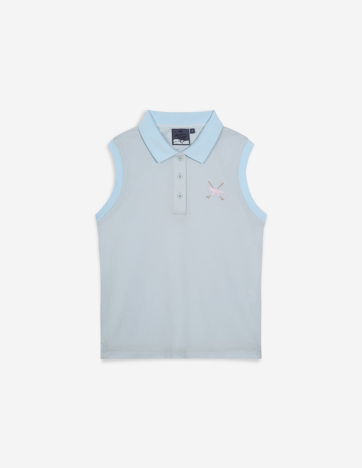  PROFILE FOX SLEEVELESS POLO SHIRT WOMAN