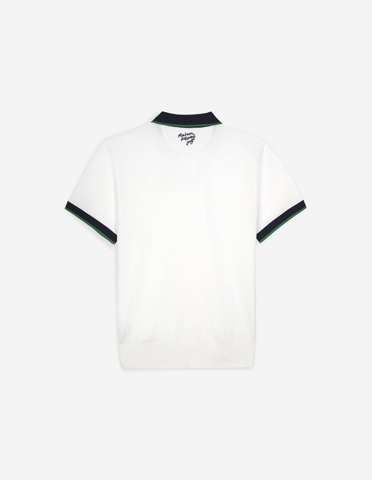  PROFILE FOX KNIT POLO SHIRT MAN