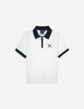  PROFILE FOX KNIT POLO SHIRT WOMAN