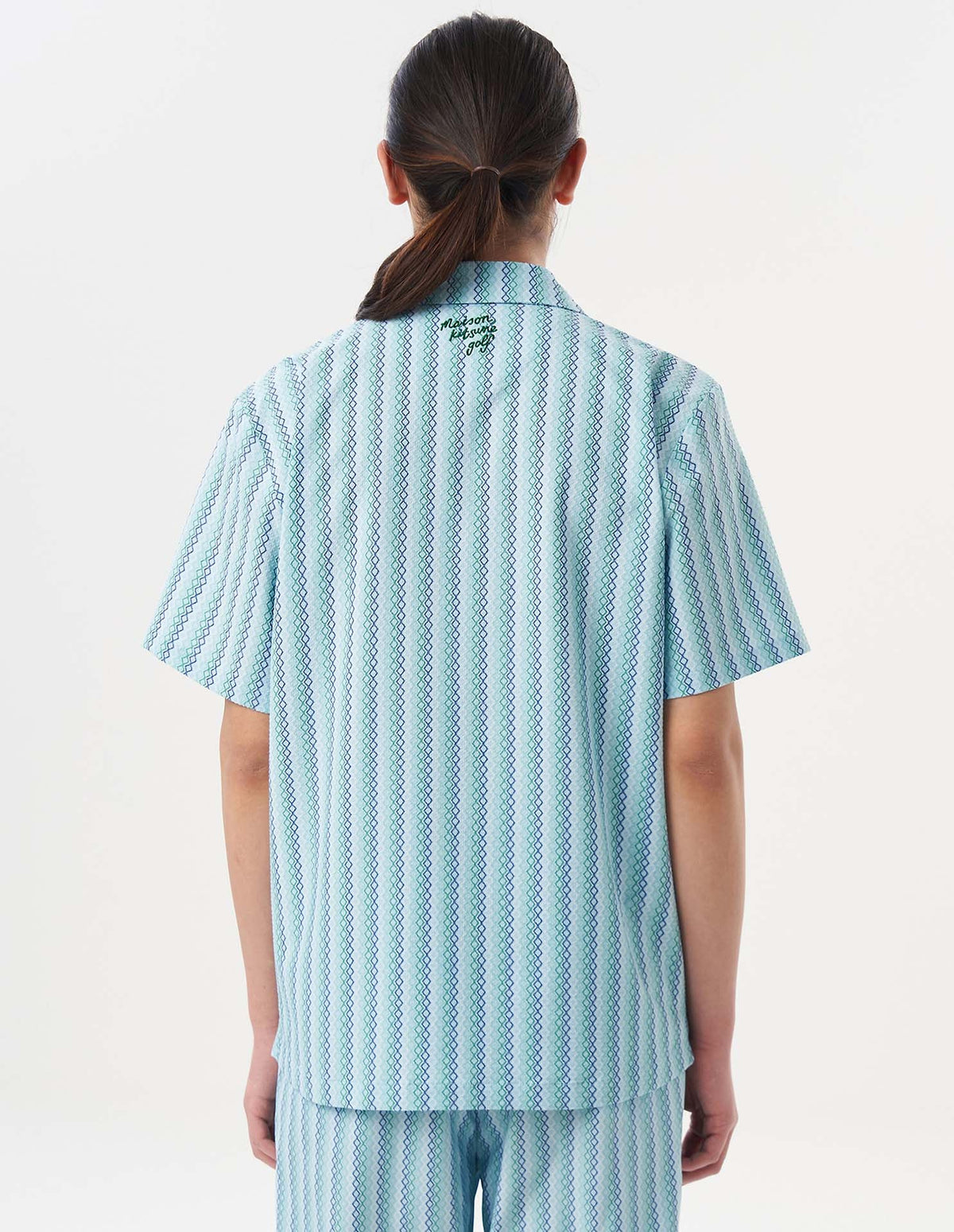  PROFILE FOX DIAMOND STRIPE S/SLEEVE SHIRT MAN