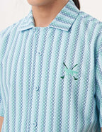  PROFILE FOX DIAMOND STRIPE S/SLEEVE SHIRT MAN