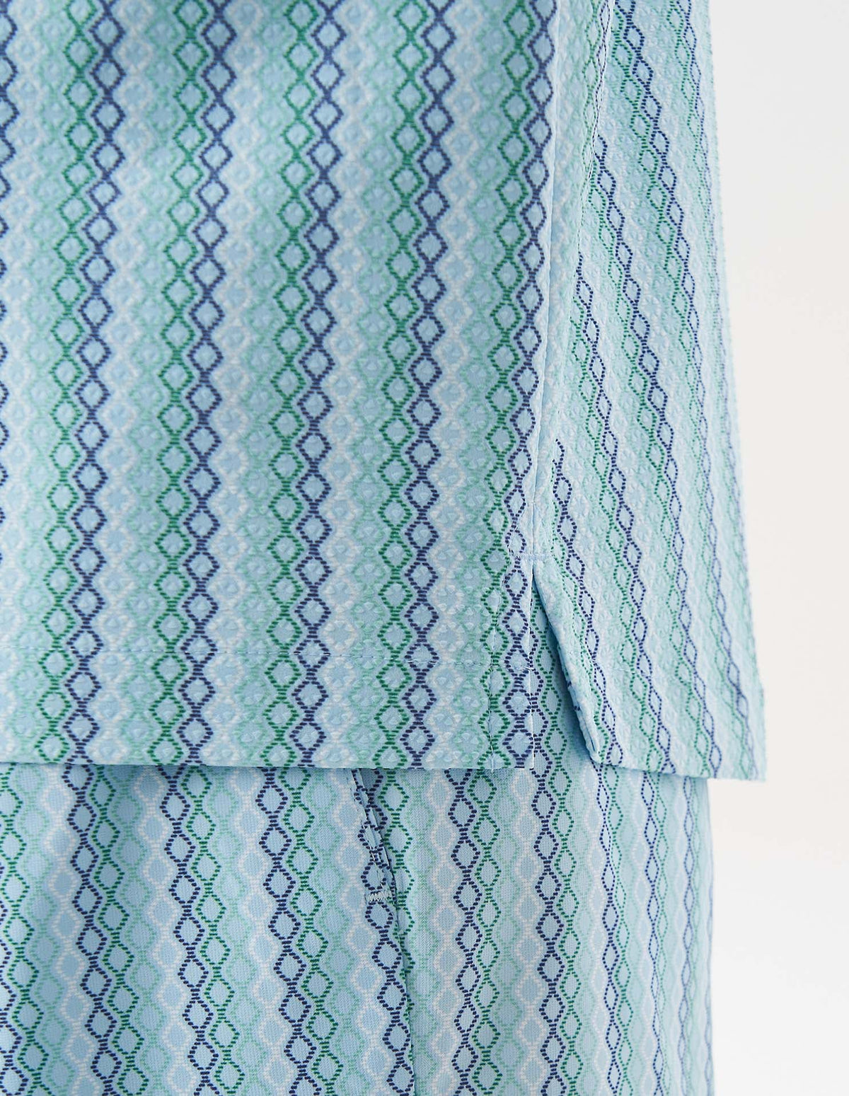  PROFILE FOX DIAMOND STRIPE S/SLEEVE SHIRT MAN