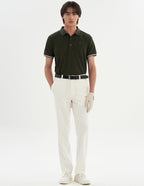  Men Fox Head Short Sleeve Polo Shirt
