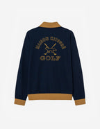  Men Script Logo Long Sleeve Polo