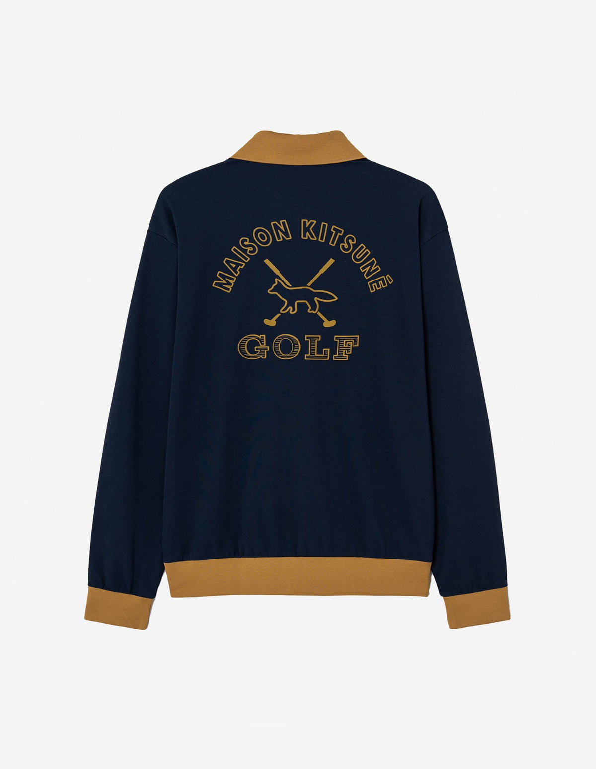  Men Script Logo Long Sleeve Polo