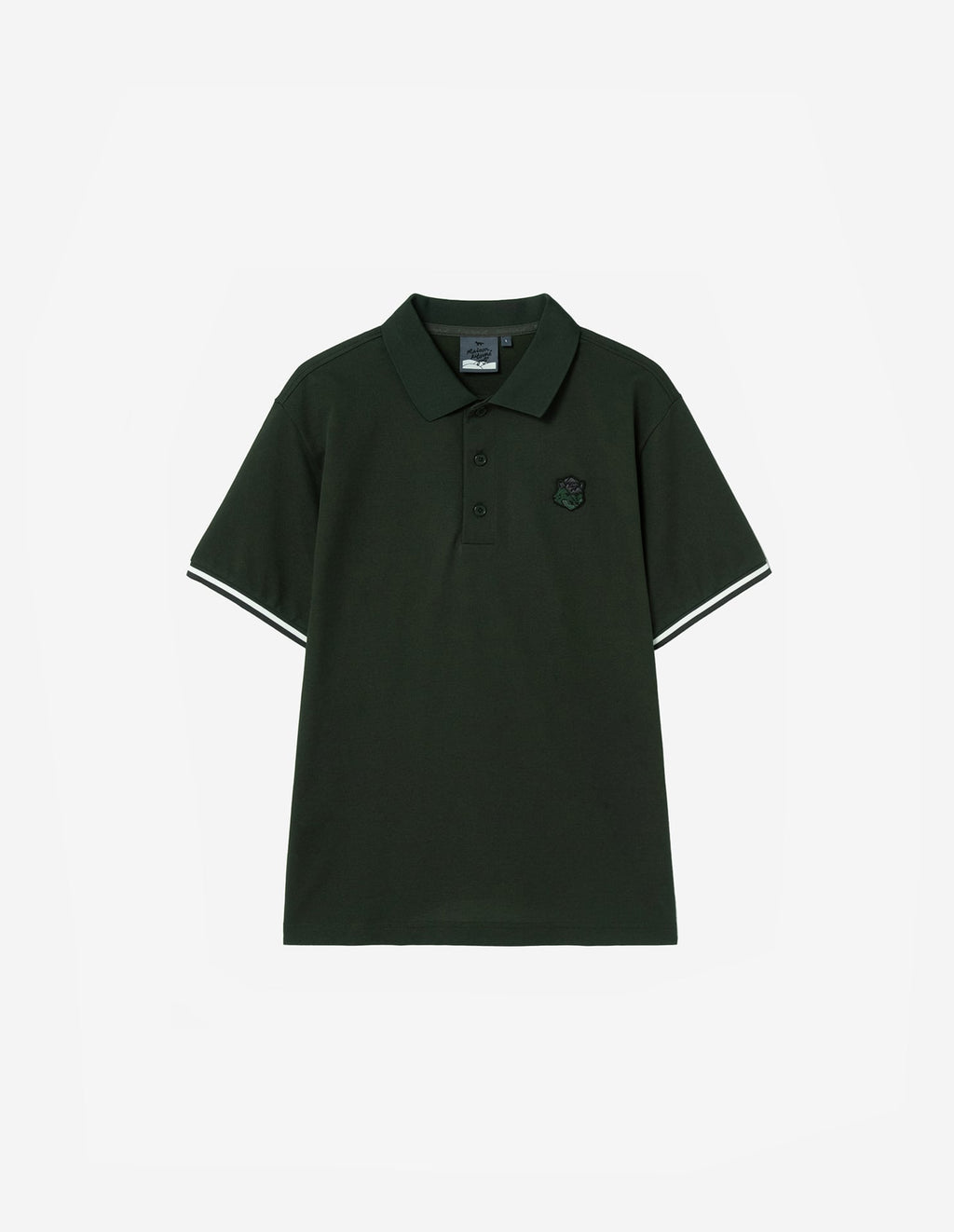  Men Fox Head Short Sleeve Polo Shirt