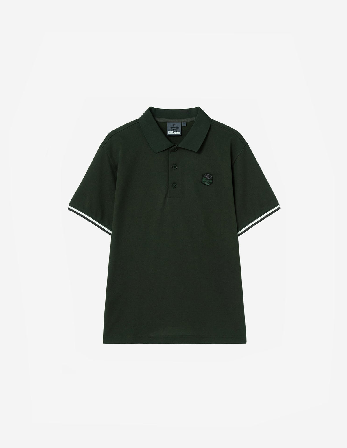  Men Fox Head Short Sleeve Polo Shirt