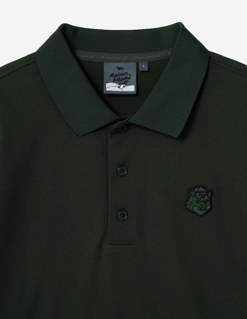  Men Fox Head Short Sleeve Polo Shirt