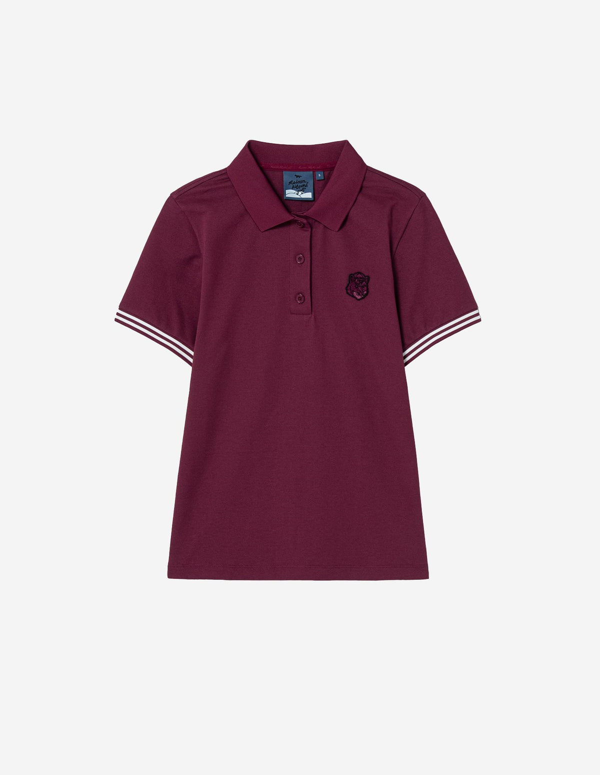  Women Fox Head Short Sleeve Polo Shirt